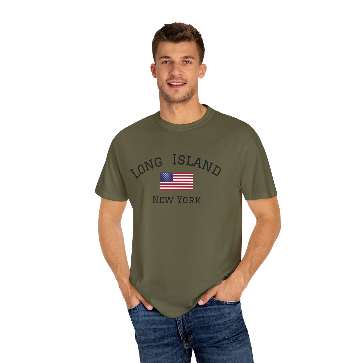 American Flag Long Island Shirt