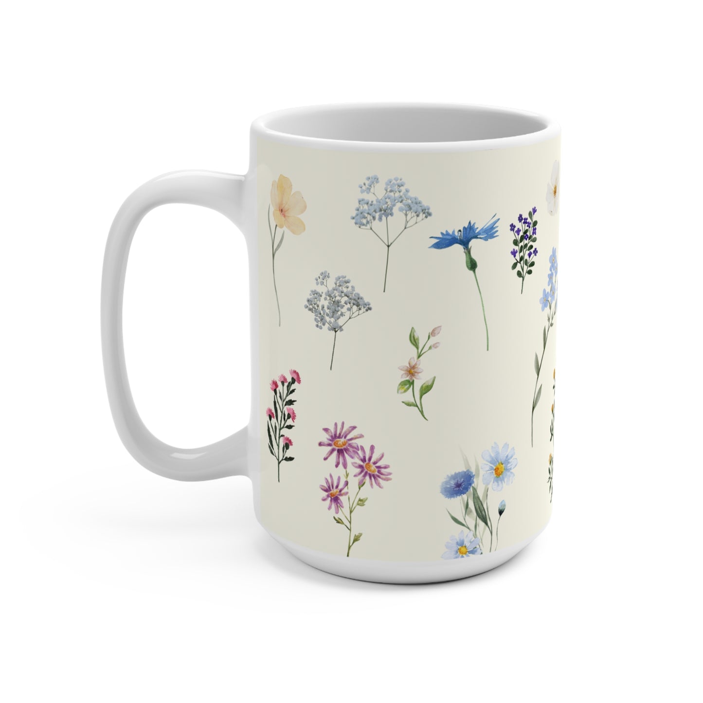 Wildflowers Mug 15oz