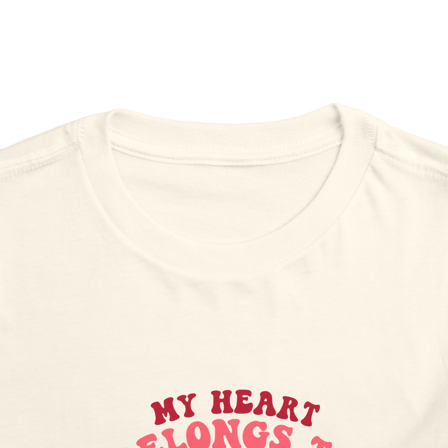 Toddler Valentine's Day Tee, My Heart Belongs to Mommy Shirt, Cute Toddler T-Shirt, Kids Love Gift, Family Love Top