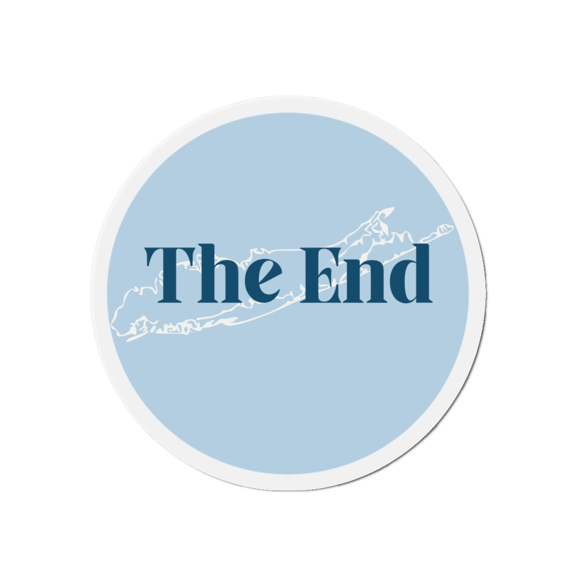 Montauk "The End" Magnet