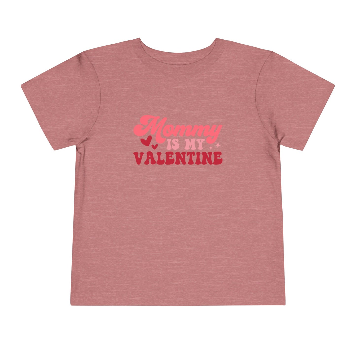 Toddler Valentine's Day Tee, Mommy is My Valentine Shirt, Hearts Love Gift, Kids Valentine Outfit, Holiday Toddler Top