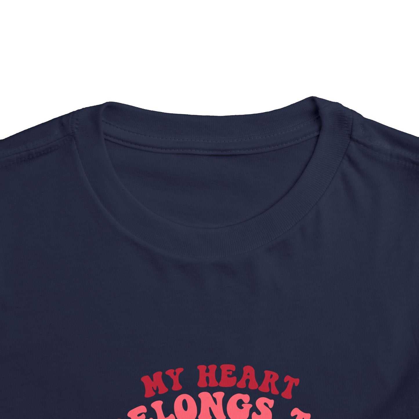 Toddler Valentine's Day Tee, My Heart Belongs to Mommy Shirt, Cute Toddler T-Shirt, Kids Love Gift, Family Love Top