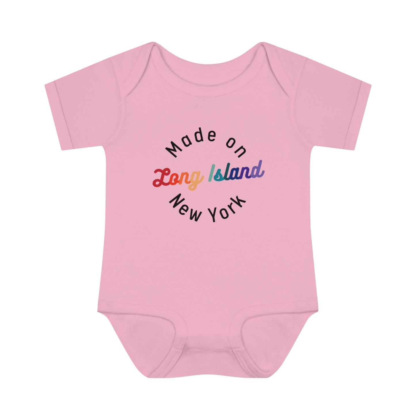 Made on Long Island baby bodysuit
