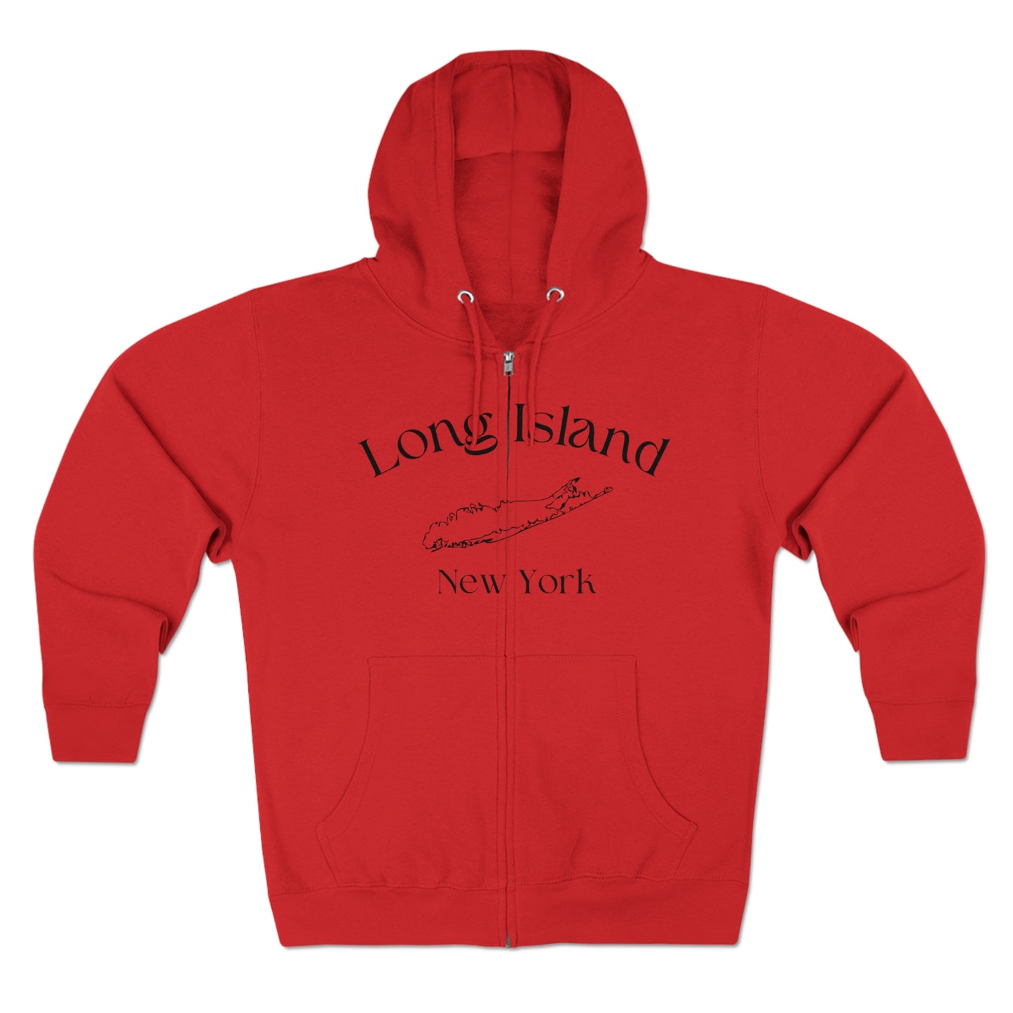 Long Island Zip Hoodie (Unisex)