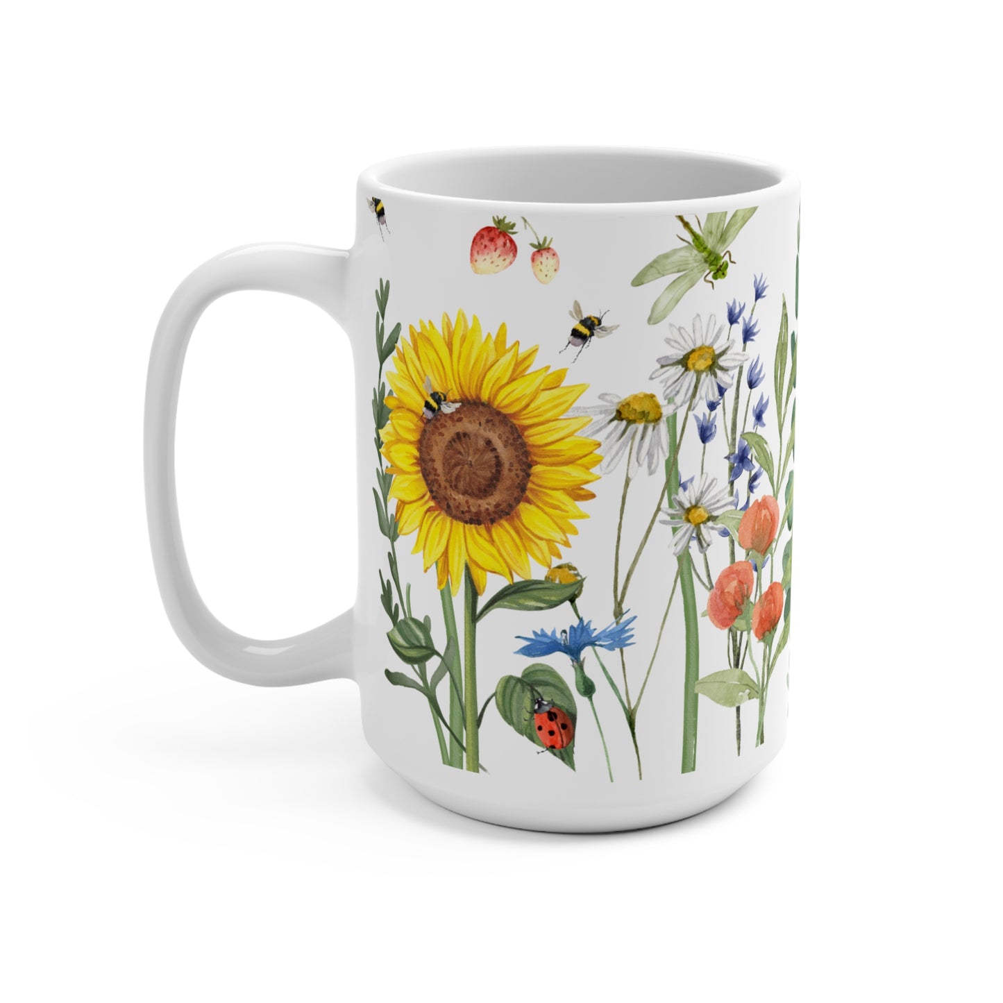Wildflower Garden Mug 15oz