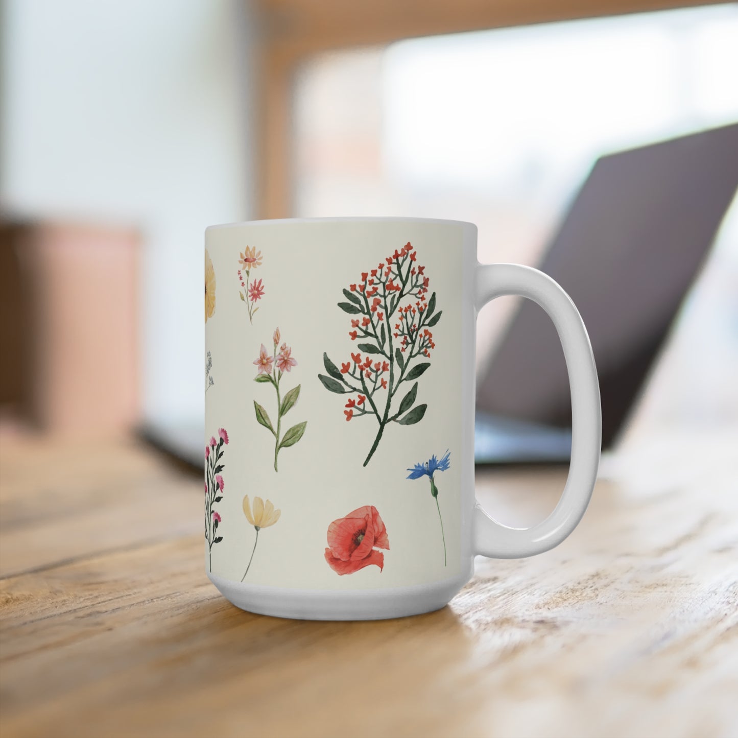Wildflowers Mug 15oz