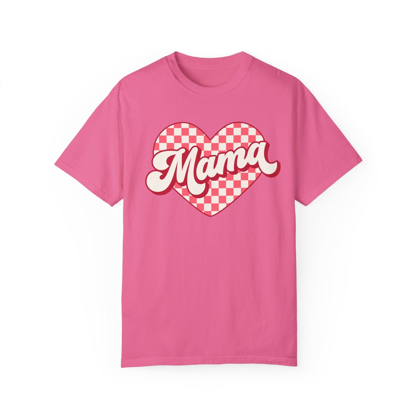 Valentine's Day Heart Mama Comfort Colors Shirt, Love Tee, Holiday Gift, Valentine's Day Shirt, Unisex Tee, Heart Tshirt