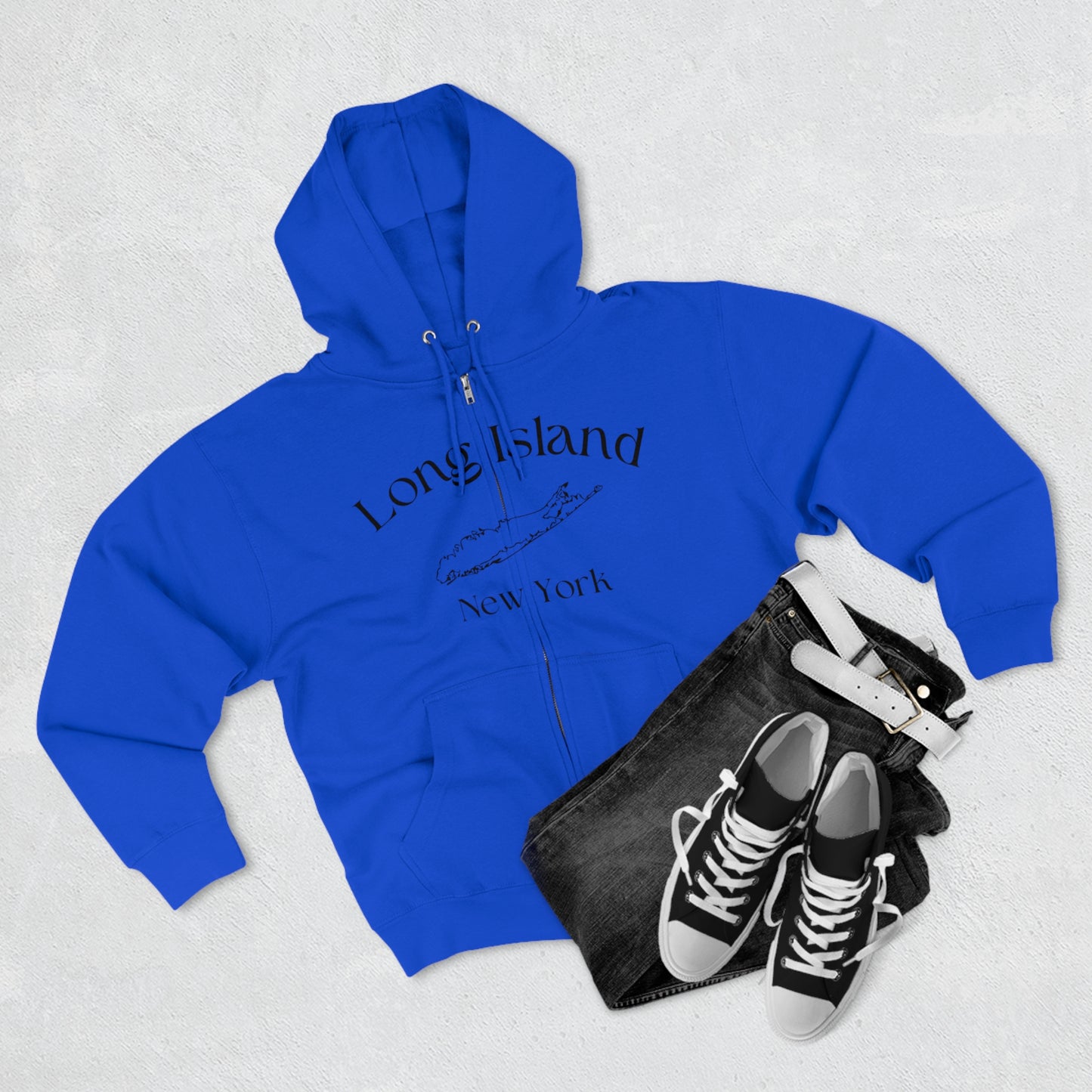 Long Island Zip Hoodie (Unisex)