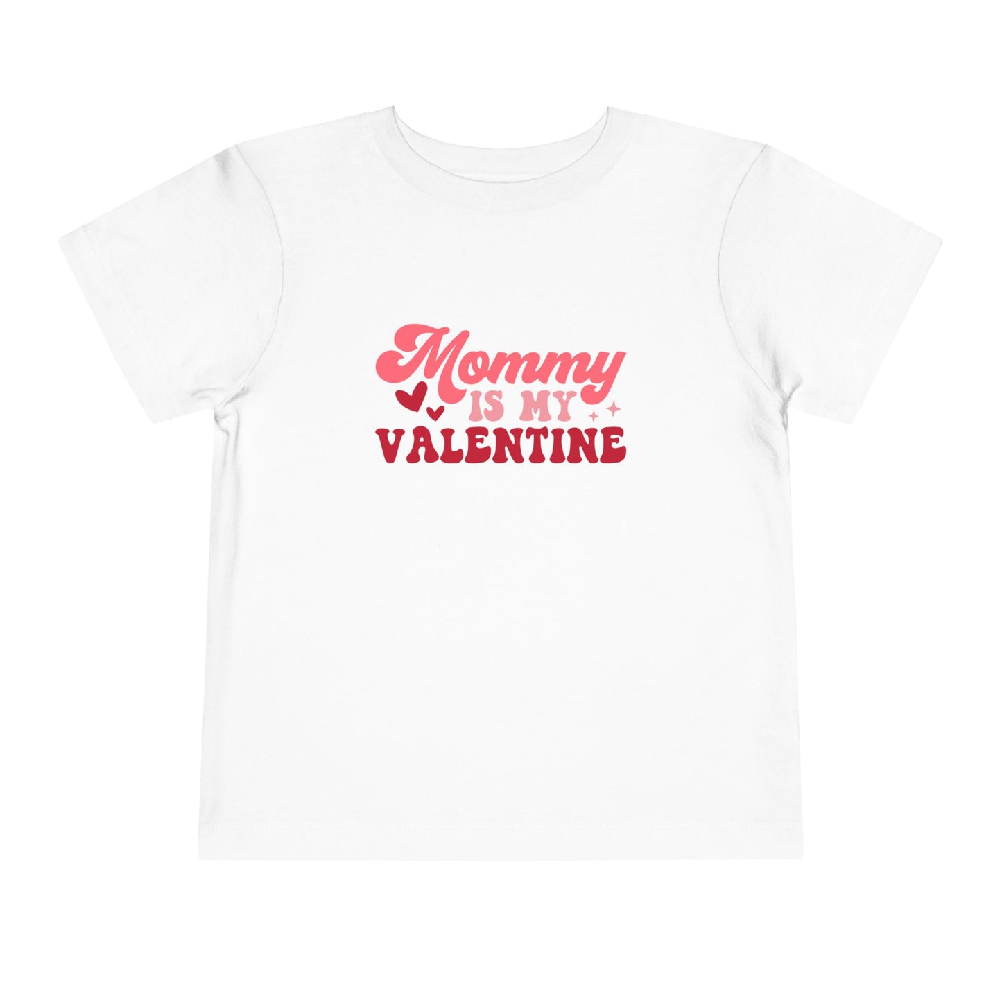 Toddler Valentine's Day Tee, Mommy is My Valentine Shirt, Hearts Love Gift, Kids Valentine Outfit, Holiday Toddler Top