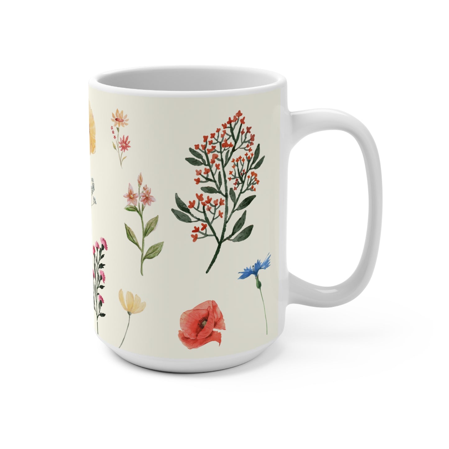 Wildflowers Mug 15oz