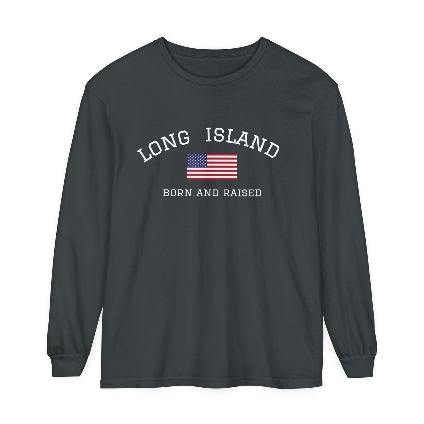 Long Island Unisex Garment-dyed Long Sleeve T-Shirt