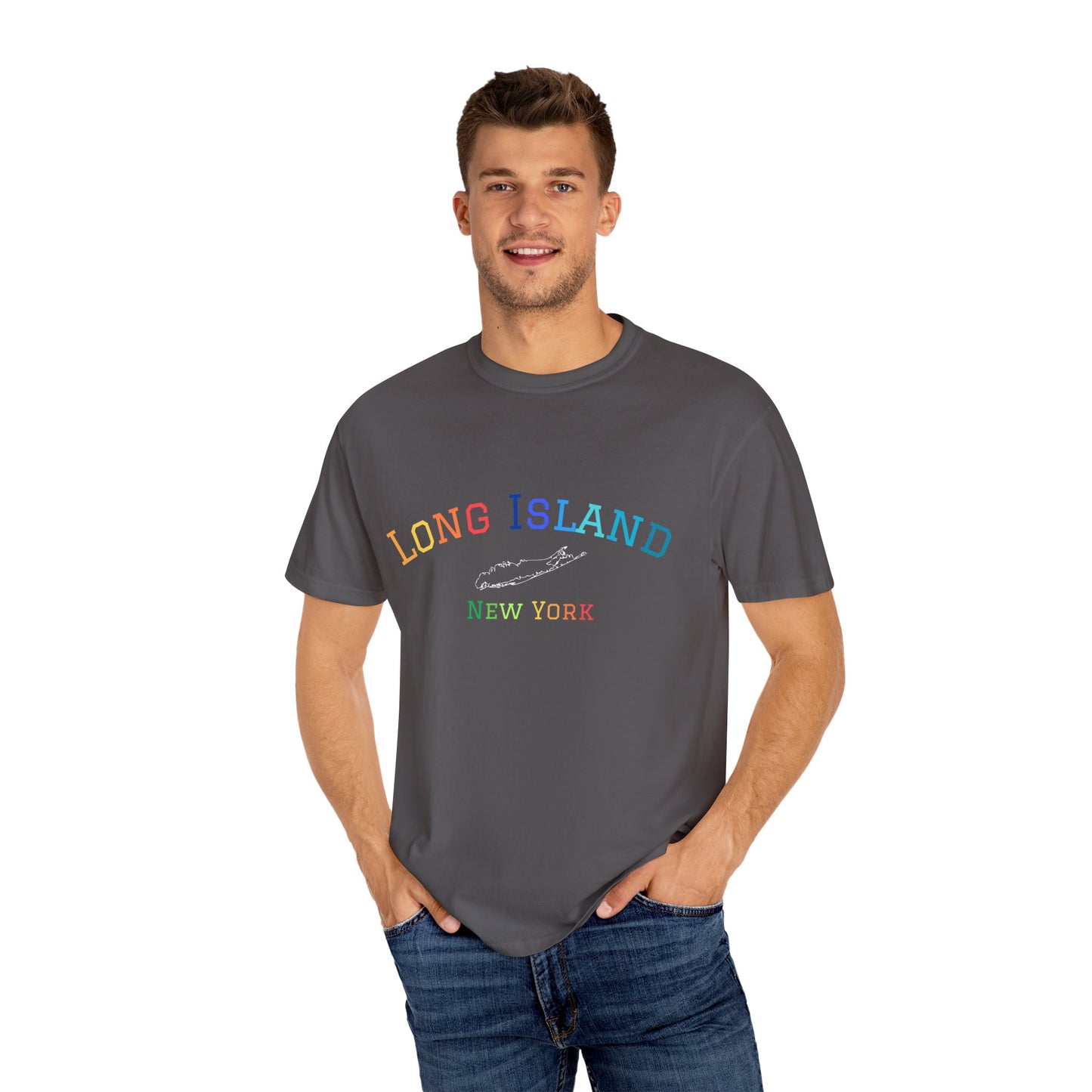 Color block Long Island Unisex T-shirt