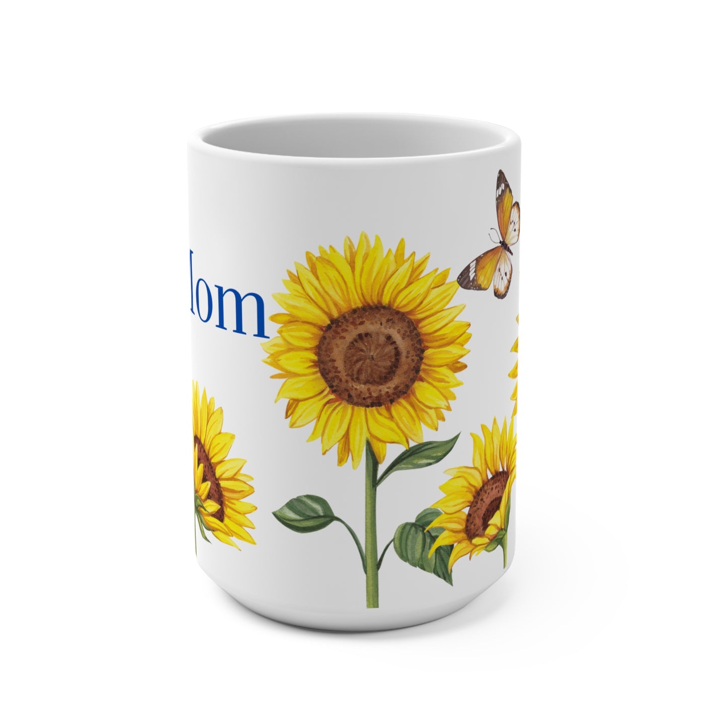 Mom Sunflower Mug 15oz