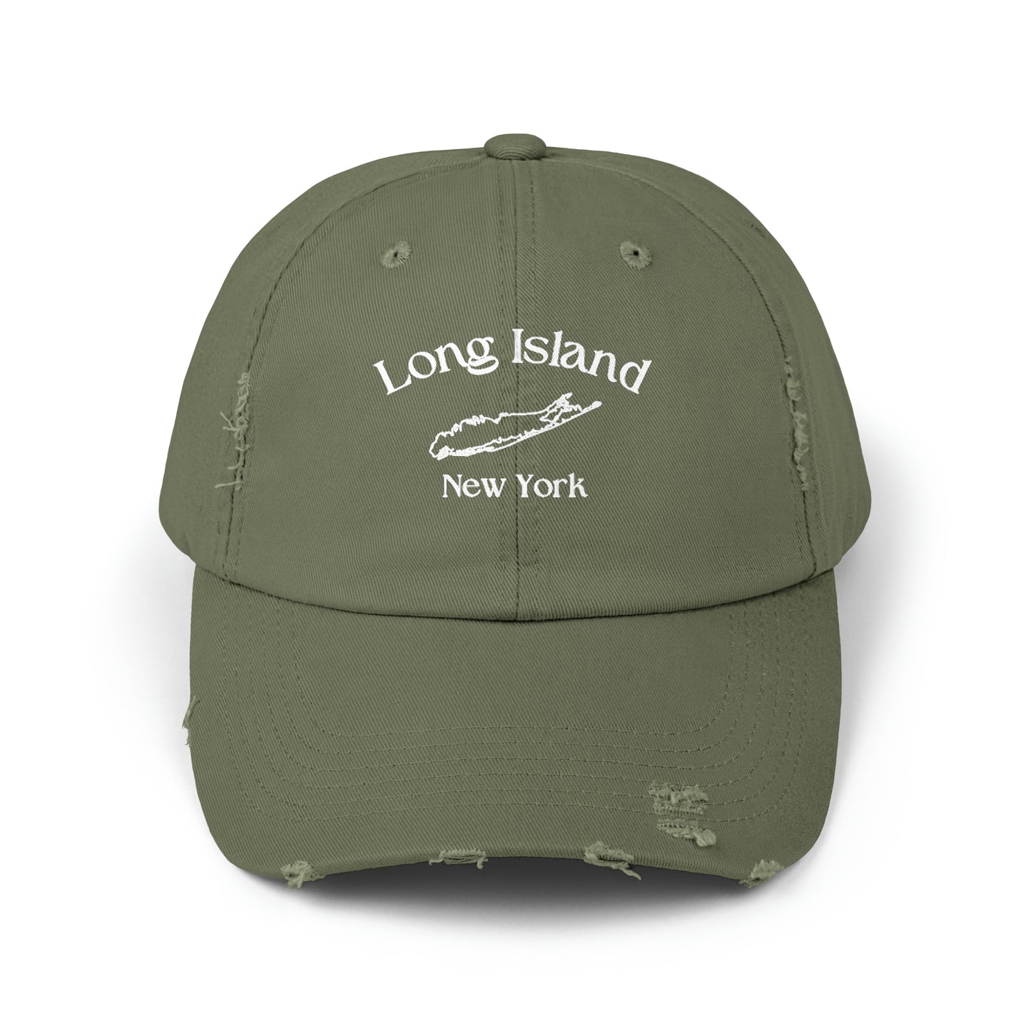 Long Island - Unisex Distressed Cap