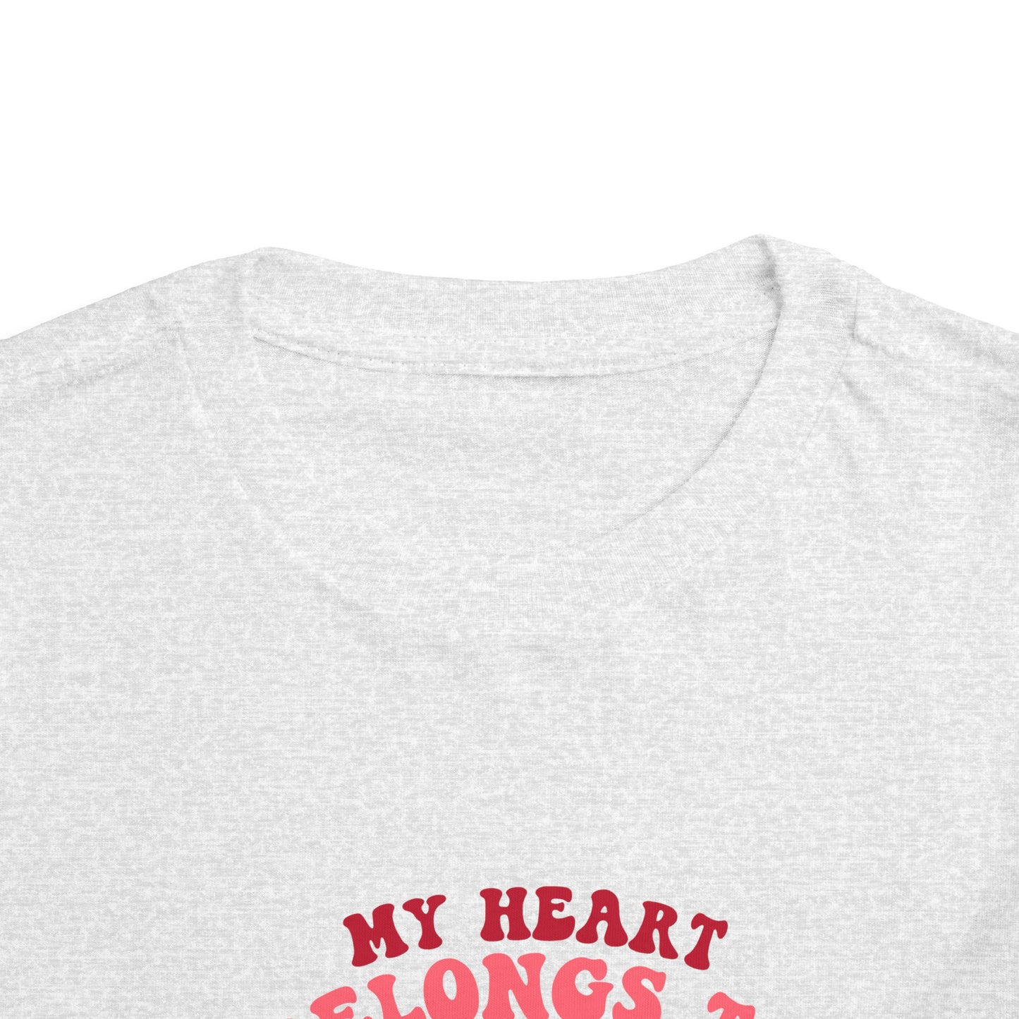 Toddler Valentine's Day Tee, My Heart Belongs to Mommy Shirt, Cute Toddler T-Shirt, Kids Love Gift, Family Love Top