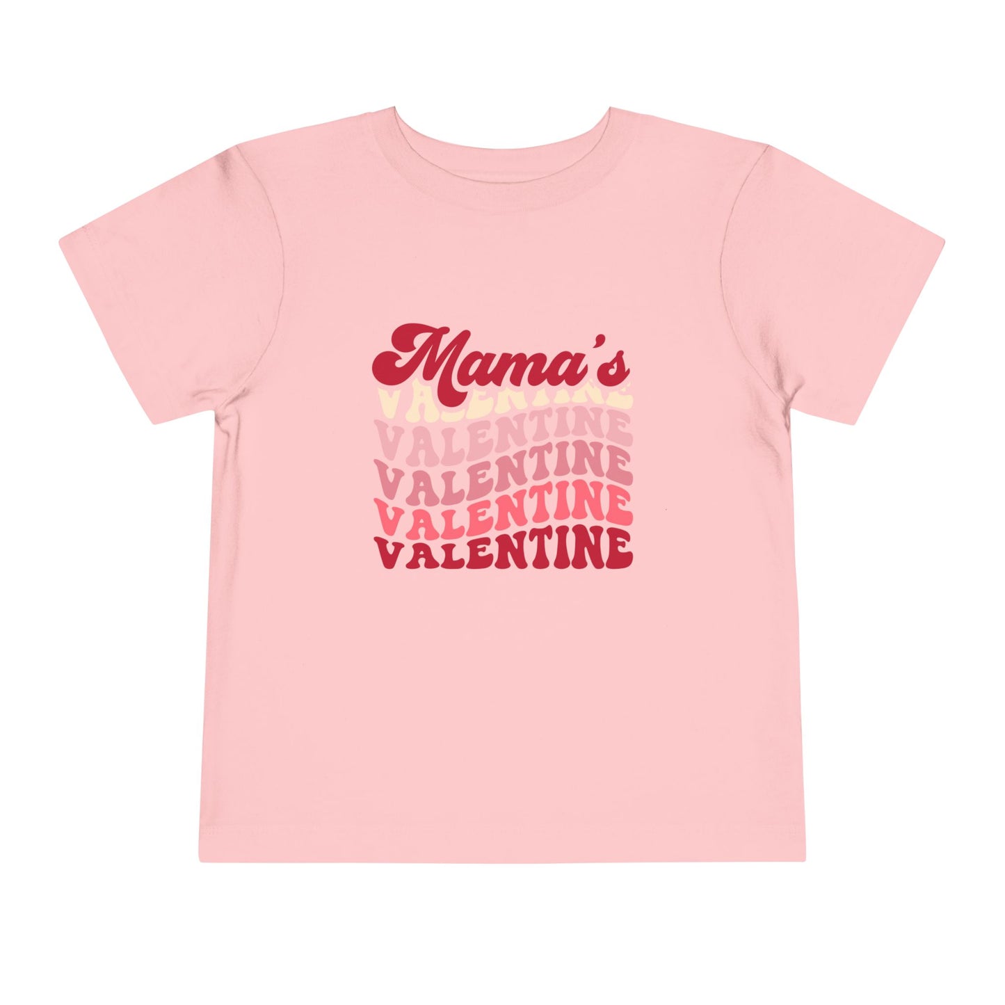 Toddler Valentine's Day Tee, Mama is My Valentine Shirt, Kids Valentine's Day Outfit, Heart Love Shirt, Toddler Graphic Tee, Valentine's Day