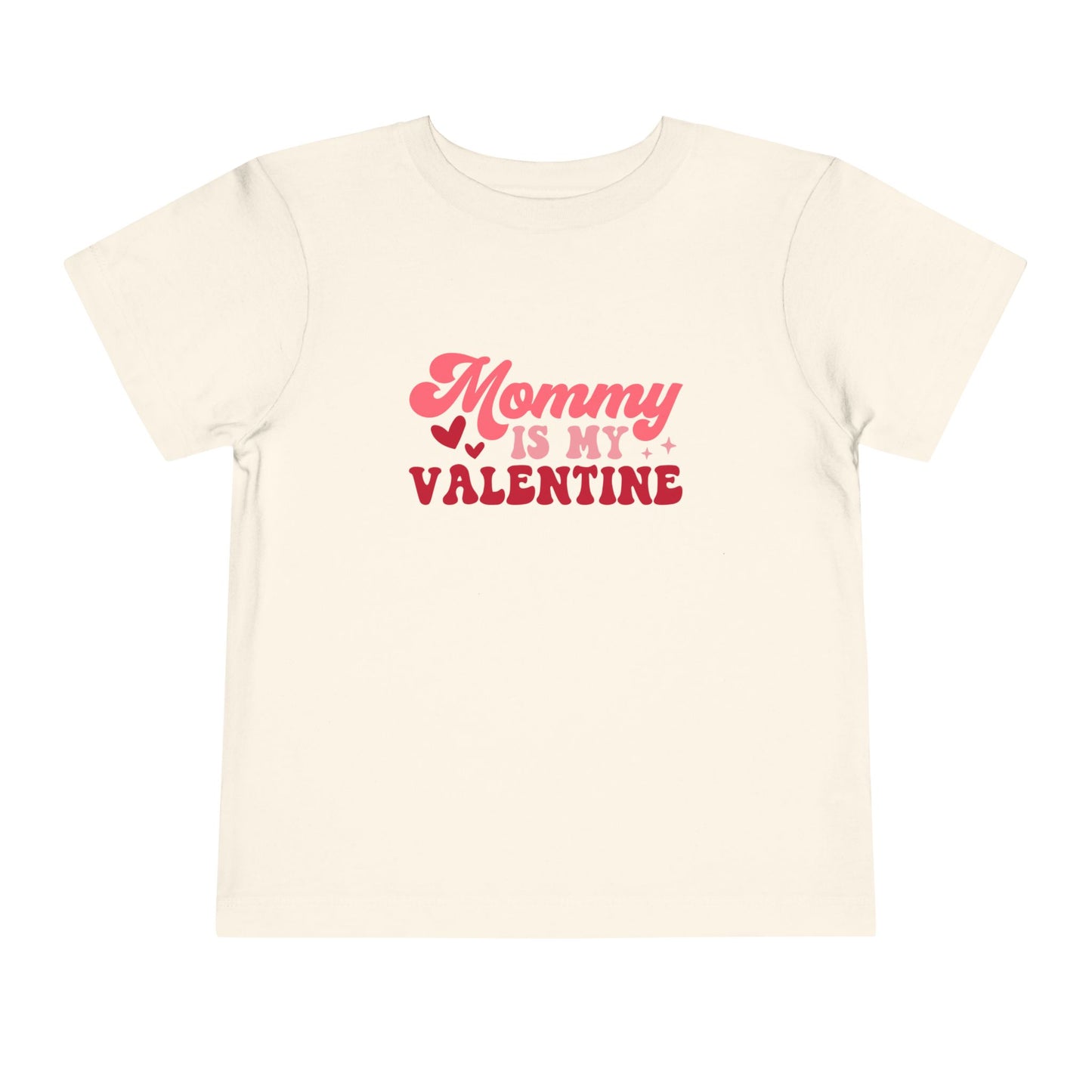 Toddler Valentine's Day Tee, Mommy is My Valentine Shirt, Hearts Love Gift, Kids Valentine Outfit, Holiday Toddler Top