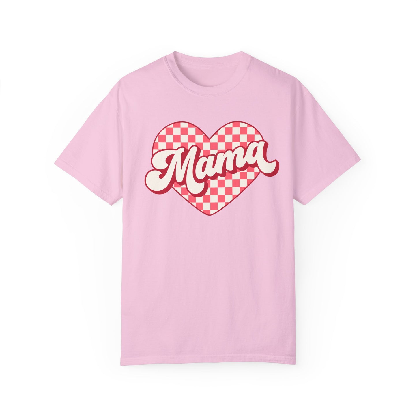 Valentine's Day Heart Mama Comfort Colors Shirt, Love Tee, Holiday Gift, Valentine's Day Shirt, Unisex Tee, Heart Tshirt