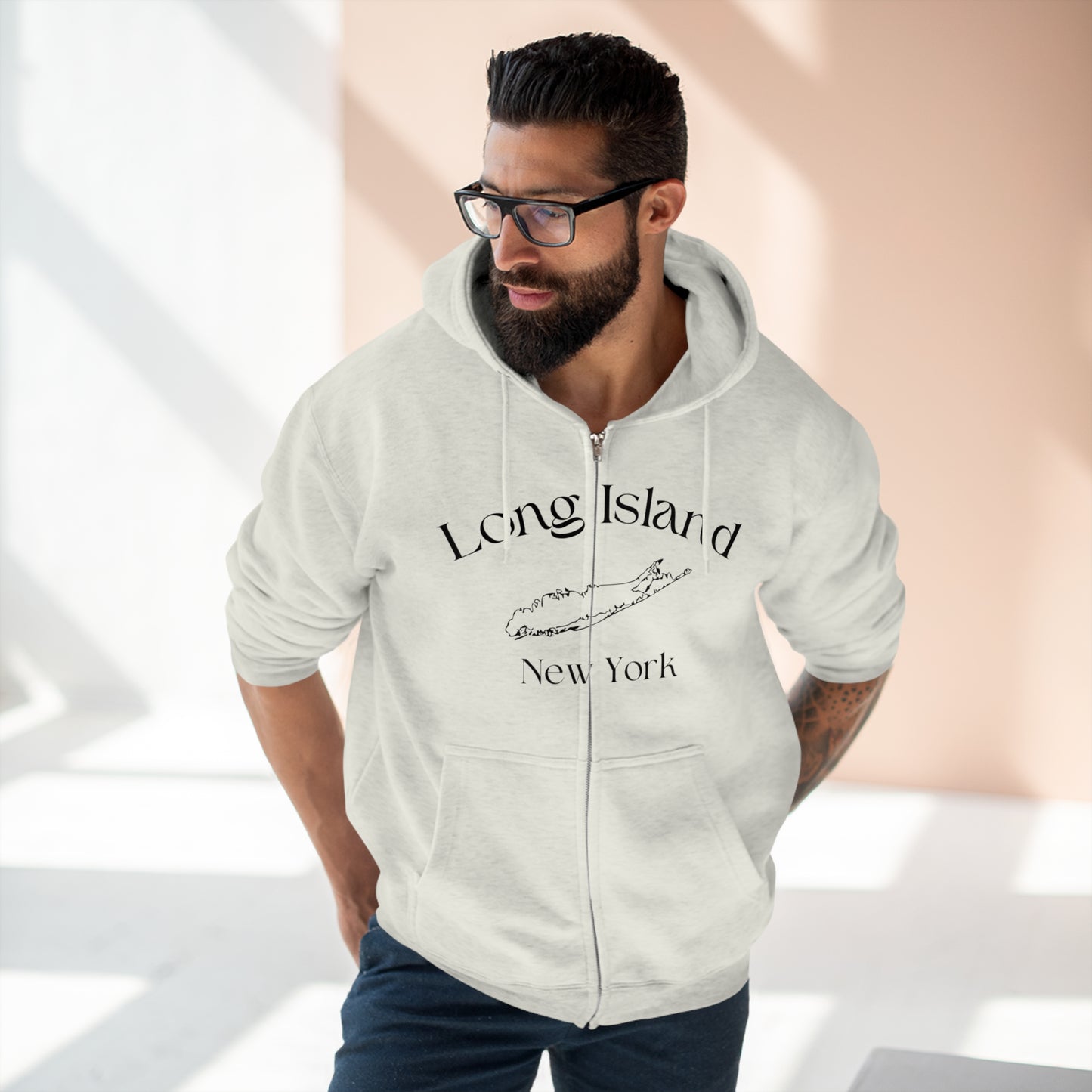 Long Island Zip Hoodie (Unisex)