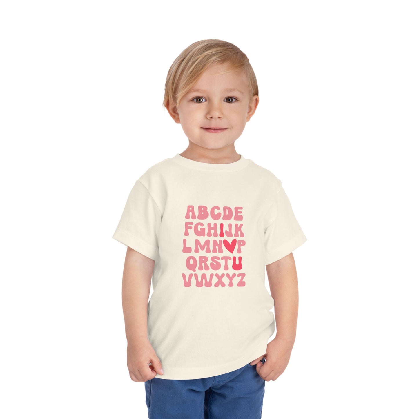 Toddler Valentine's Day Tee, Heart Print Shirt for Kids, Love Day Tshirt for Children, Cupid Baby T-shirt, Valentine's Day Gift, Holiday