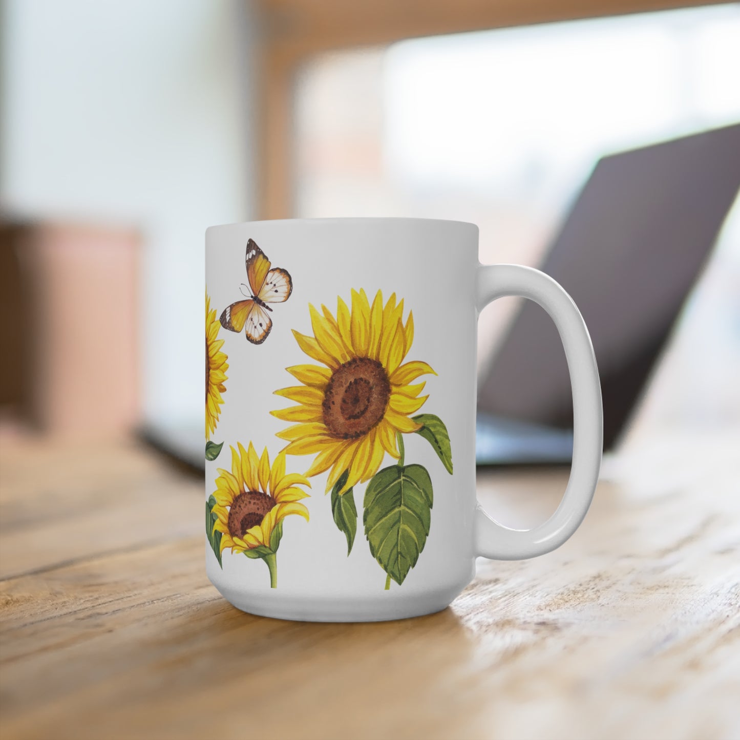 Mom Sunflower Mug 15oz