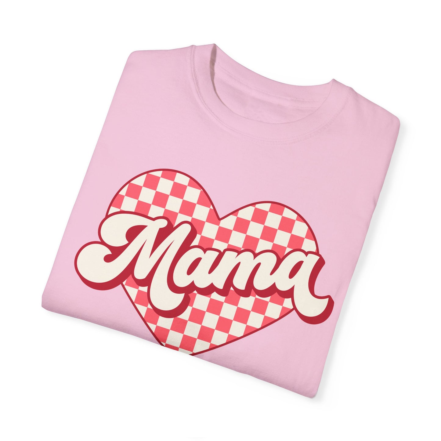 Valentine's Day Heart Mama Comfort Colors Shirt, Love Tee, Holiday Gift, Valentine's Day Shirt, Unisex Tee, Heart Tshirt