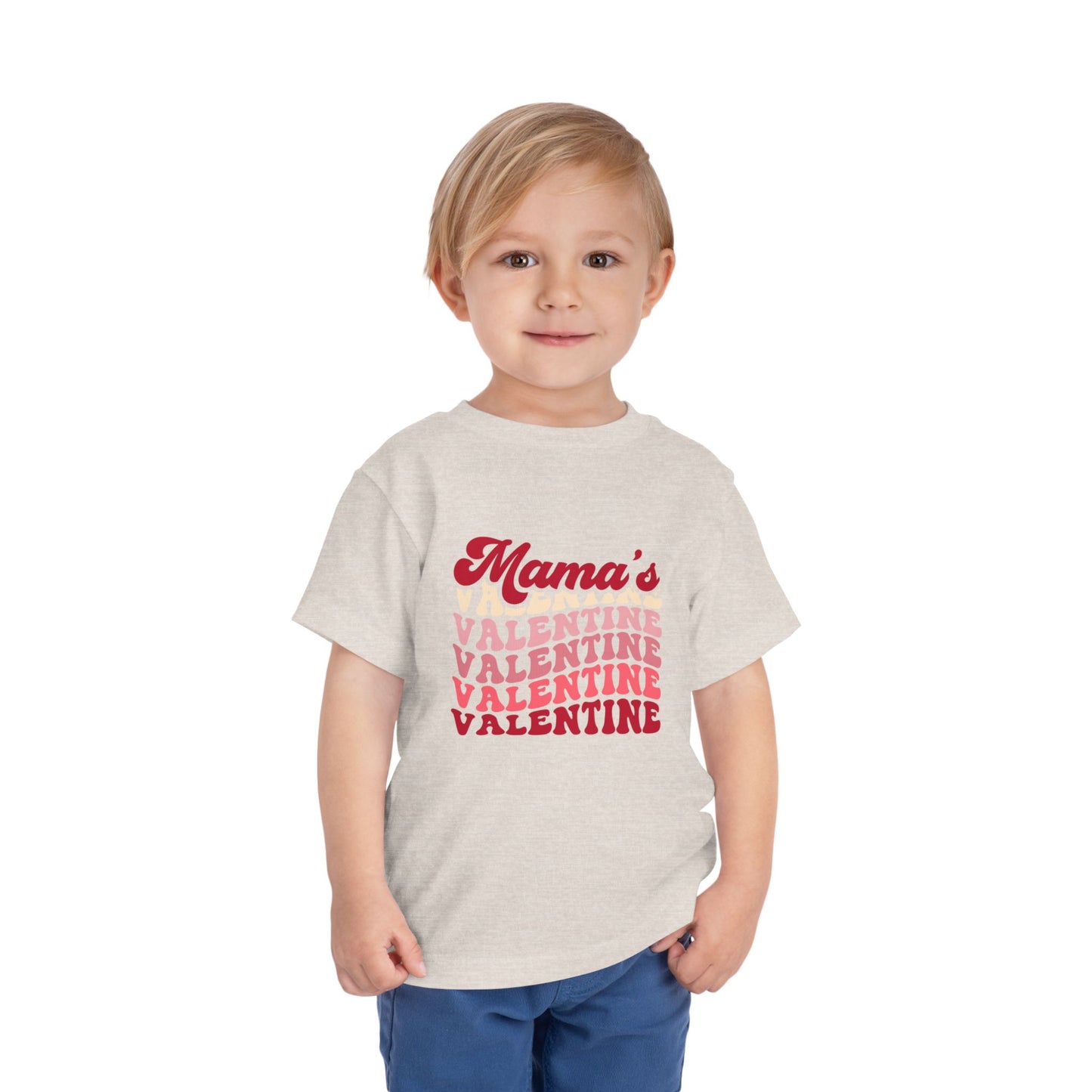 Toddler Valentine's Day Tee, Mama is My Valentine Shirt, Kids Valentine's Day Outfit, Heart Love Shirt, Toddler Graphic Tee, Valentine's Day
