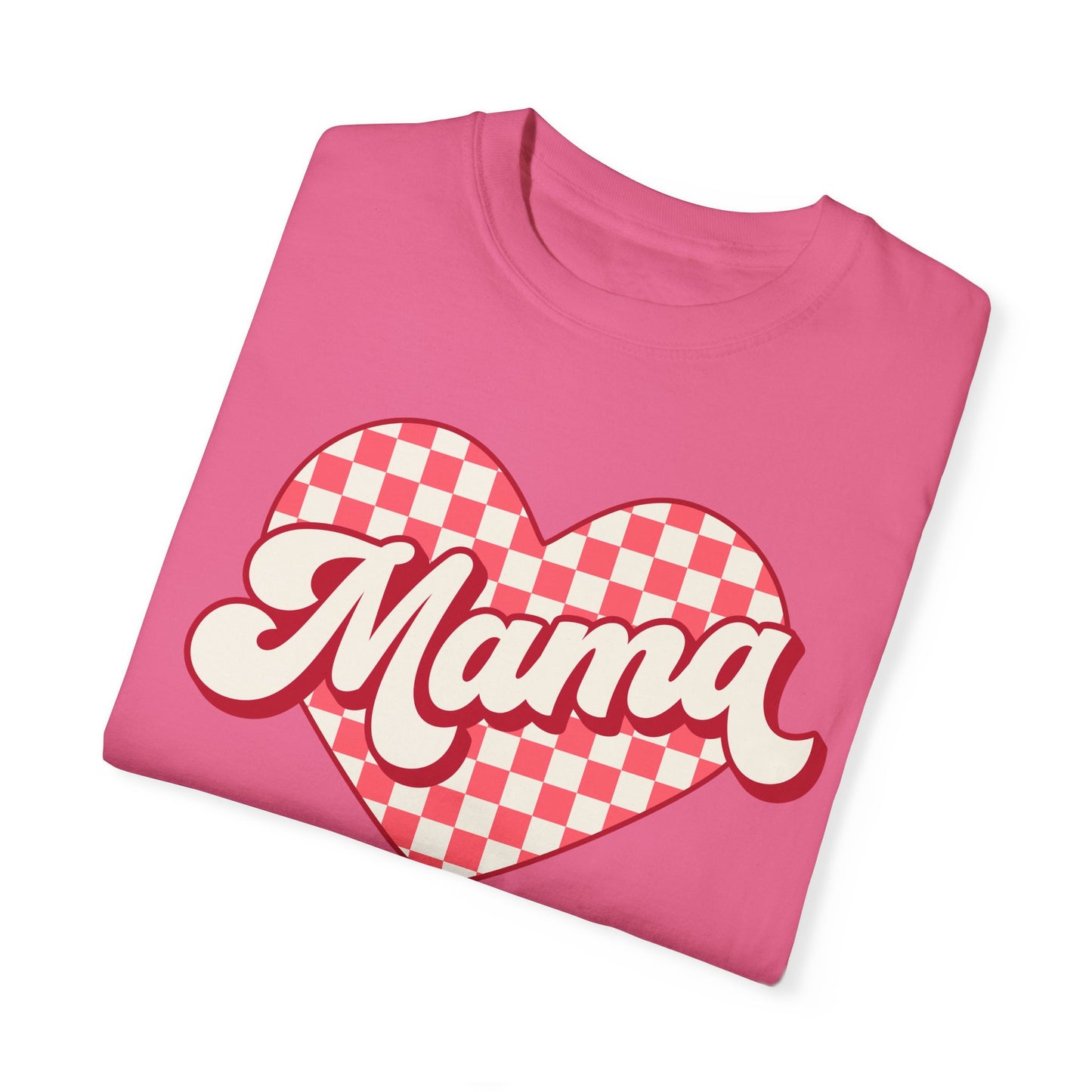 Valentine's Day Heart Mama Comfort Colors Shirt, Love Tee, Holiday Gift, Valentine's Day Shirt, Unisex Tee, Heart Tshirt