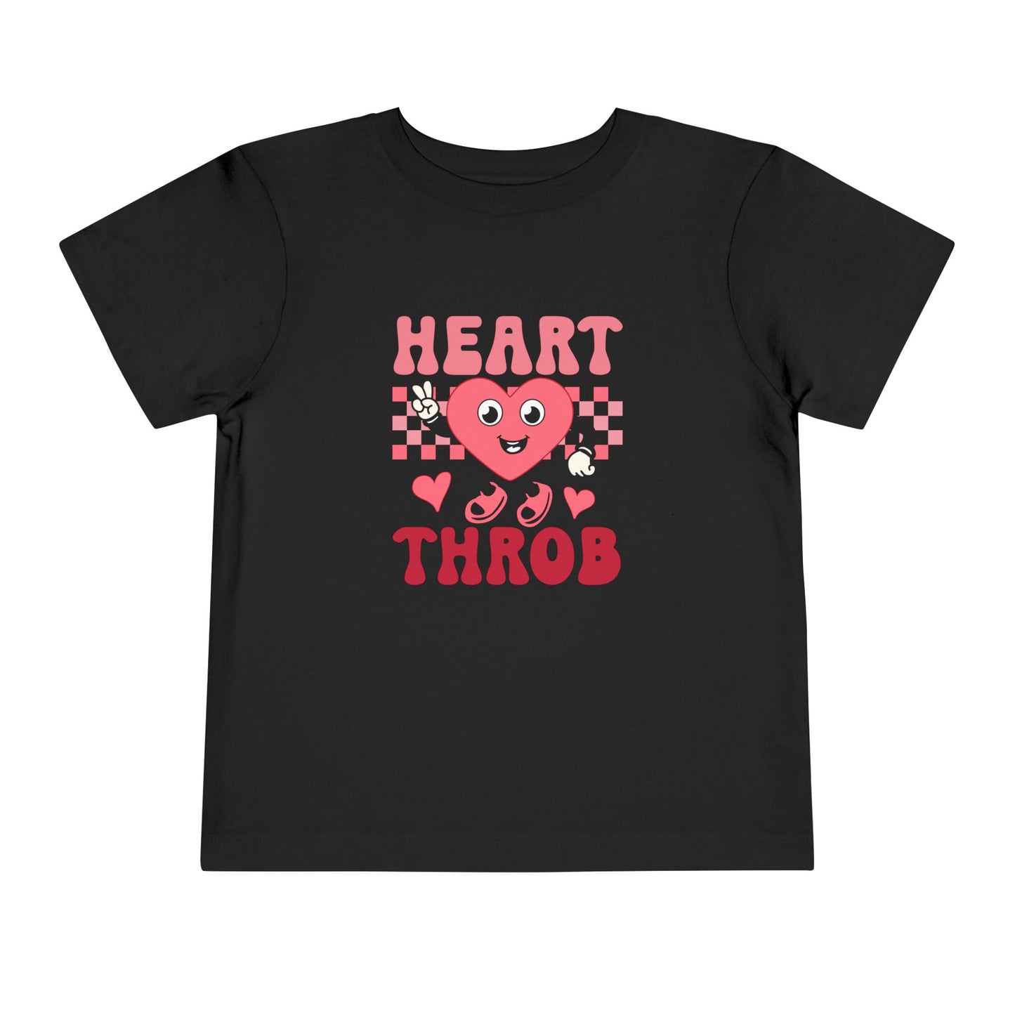 Toddler Valentine's Day Tee, Heart Throb Shirt, Kids Graphic Tee, Love Theme Clothing, Toddler Shirts, Valentine's Day Gift