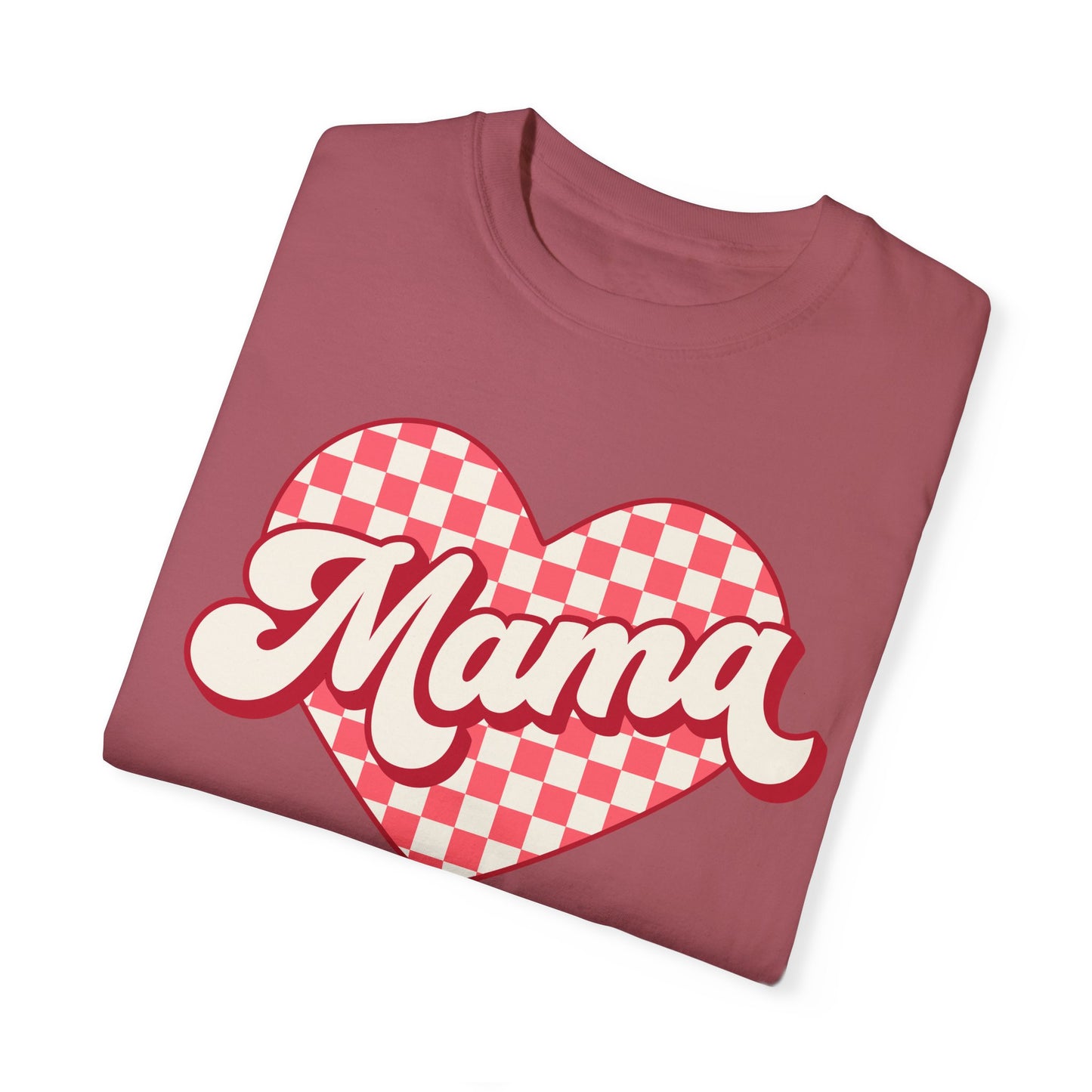 Valentine's Day Heart Mama Comfort Colors Shirt, Love Tee, Holiday Gift, Valentine's Day Shirt, Unisex Tee, Heart Tshirt