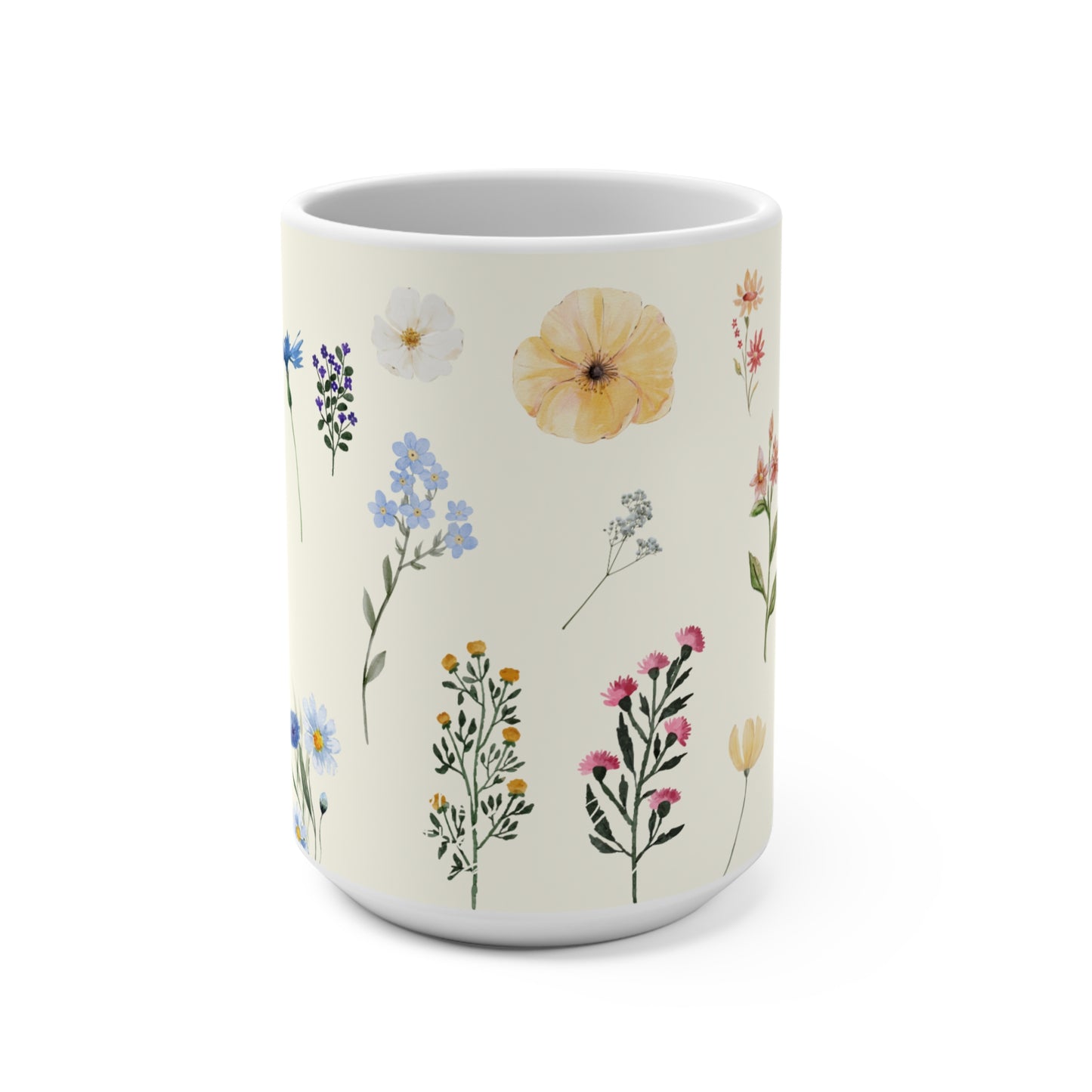 Wildflowers Mug 15oz