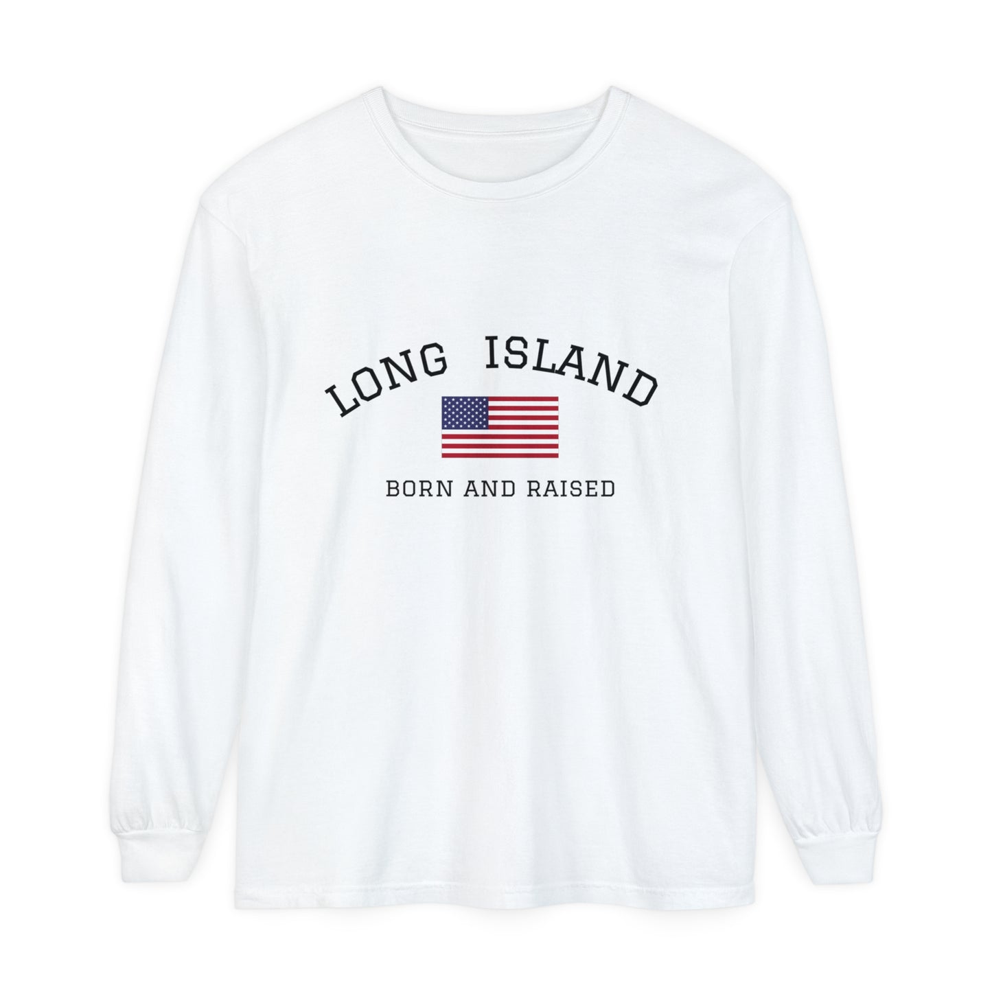 Long Island Unisex Garment-dyed Long Sleeve T-Shirt