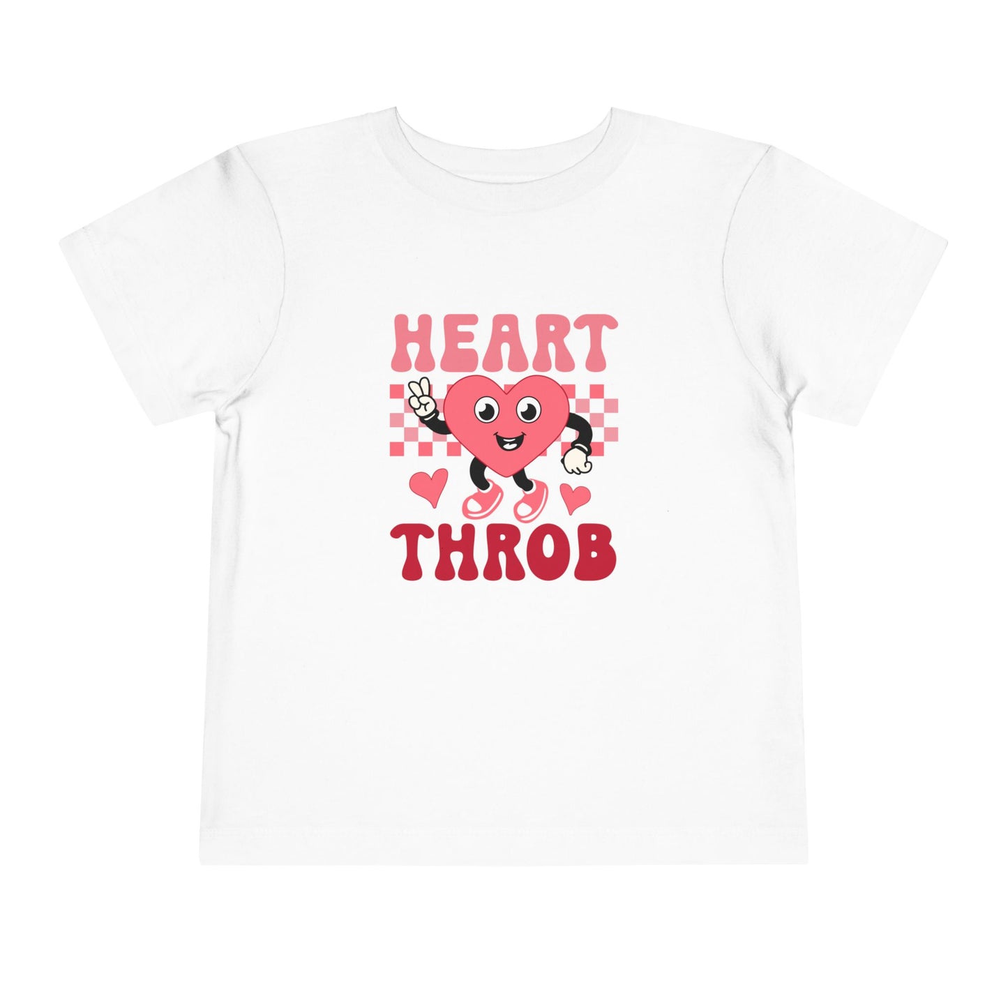 Toddler Valentine's Day Tee, Heart Throb Shirt, Kids Graphic Tee, Love Theme Clothing, Toddler Shirts, Valentine's Day Gift