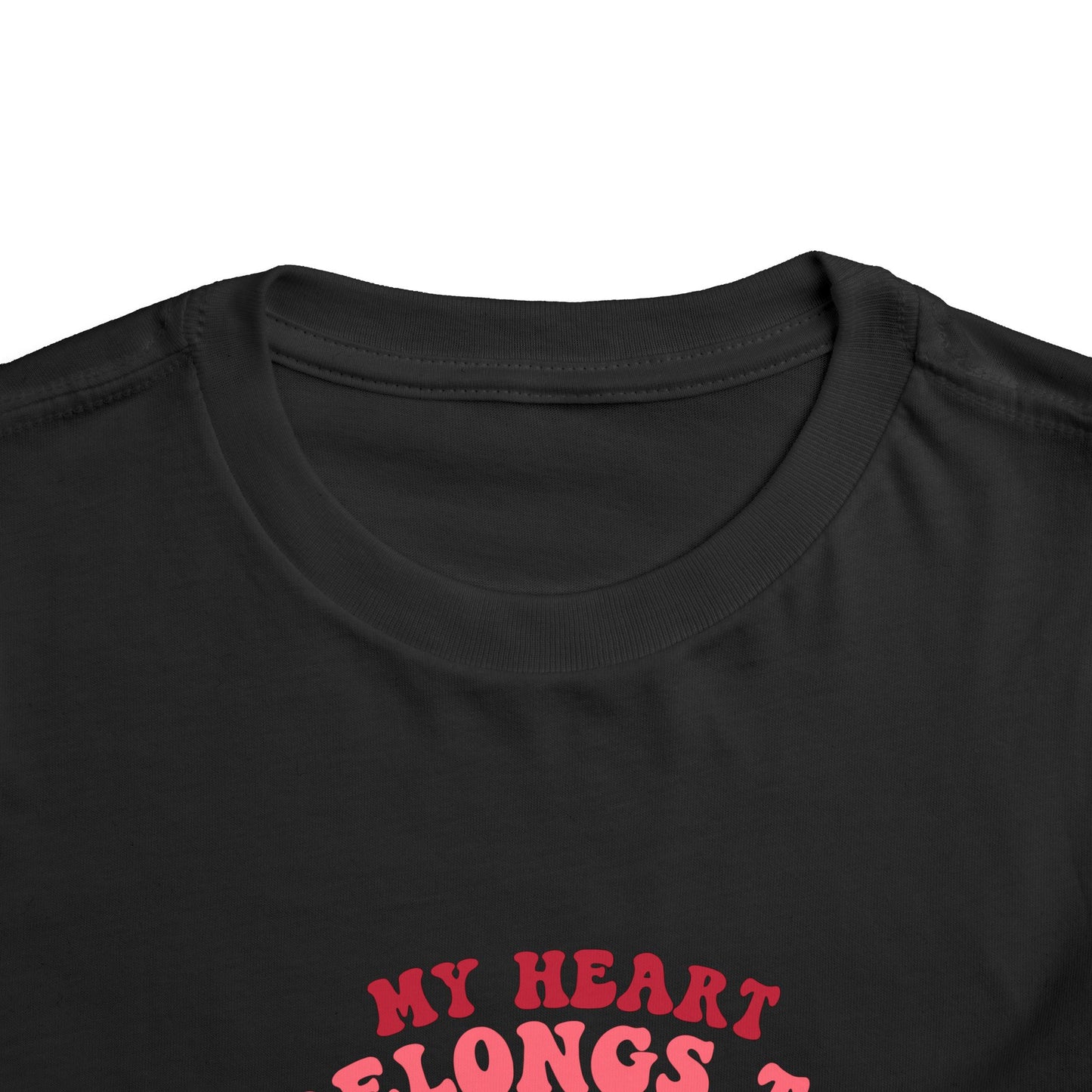 Toddler Valentine's Day Tee, My Heart Belongs to Mommy Shirt, Cute Toddler T-Shirt, Kids Love Gift, Family Love Top
