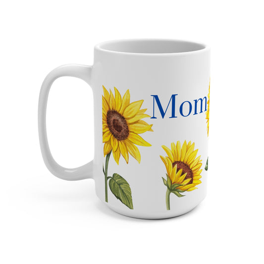 Mom Sunflower Mug 15oz