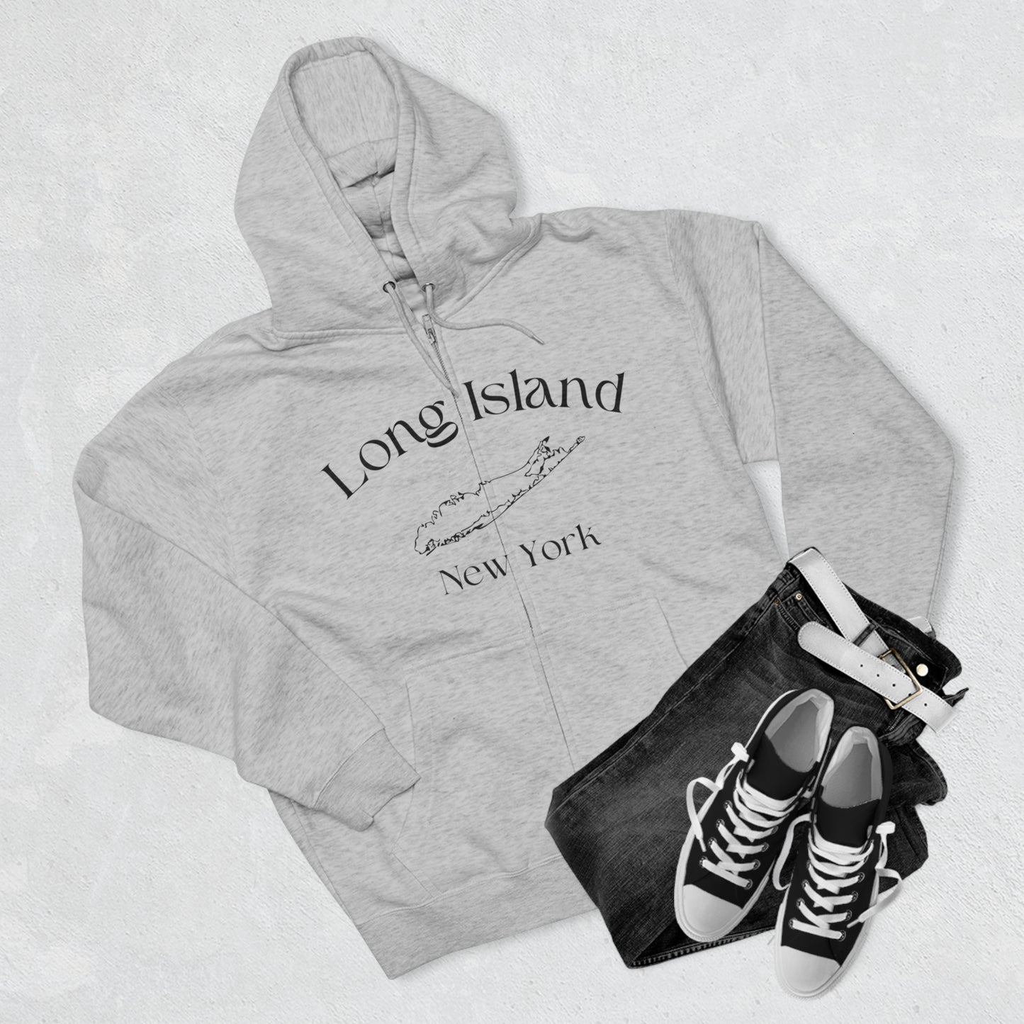 Long Island Zip Hoodie (Unisex)