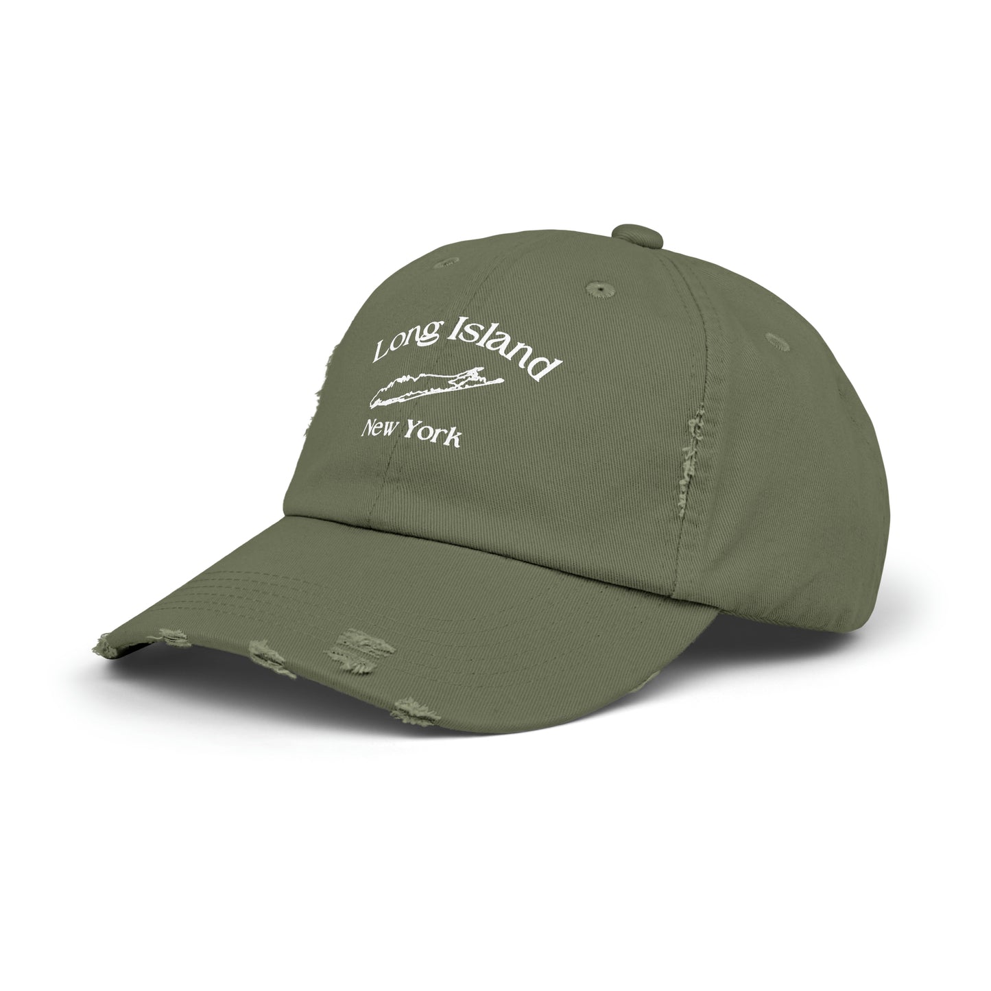 Long Island - Unisex Distressed Cap