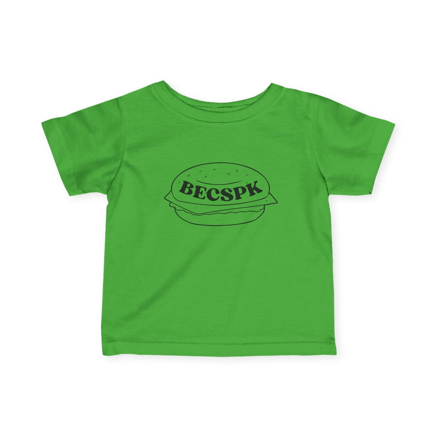 Long Island Bagel Sandwich Toddler Tee — "BECSPK" Design