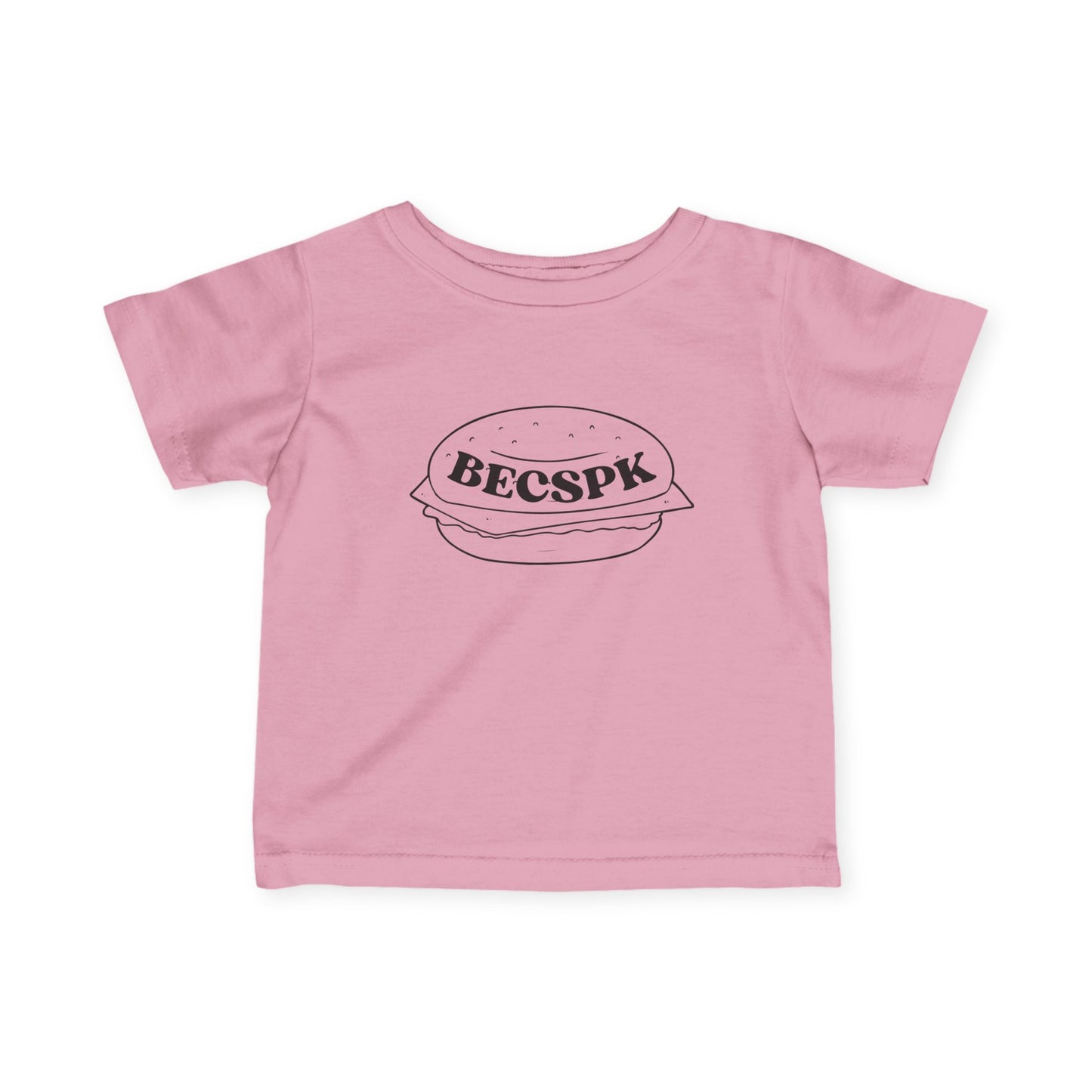 Long Island Bagel Sandwich Toddler Tee — "BECSPK" Design