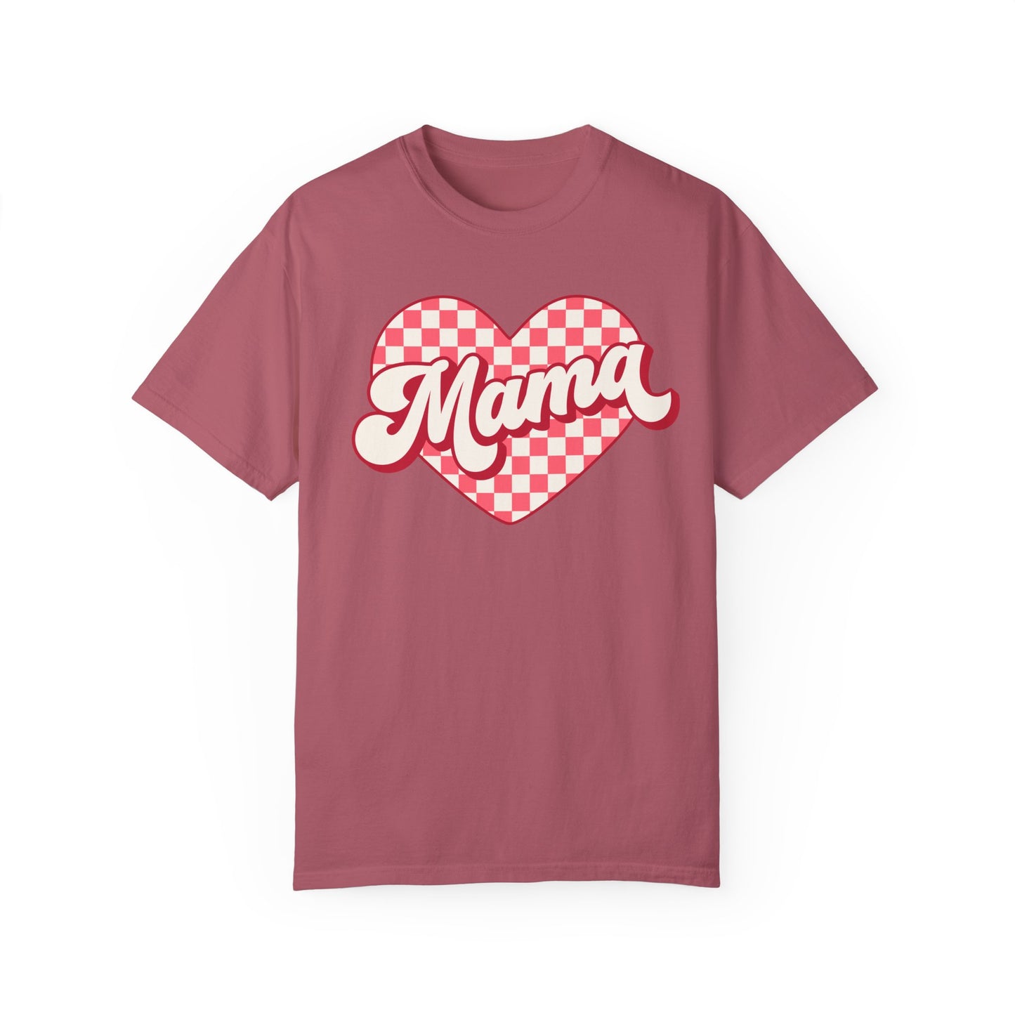 Valentine's Day Heart Mama Comfort Colors Shirt, Love Tee, Holiday Gift, Valentine's Day Shirt, Unisex Tee, Heart Tshirt