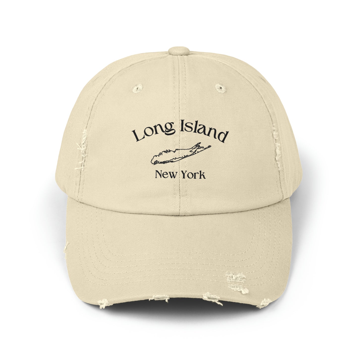 Long Island - Unisex Distressed Cap