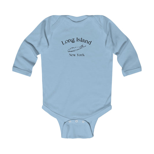Long Island New York Infant Long Sleeve Bodysuit — Long Island Babies