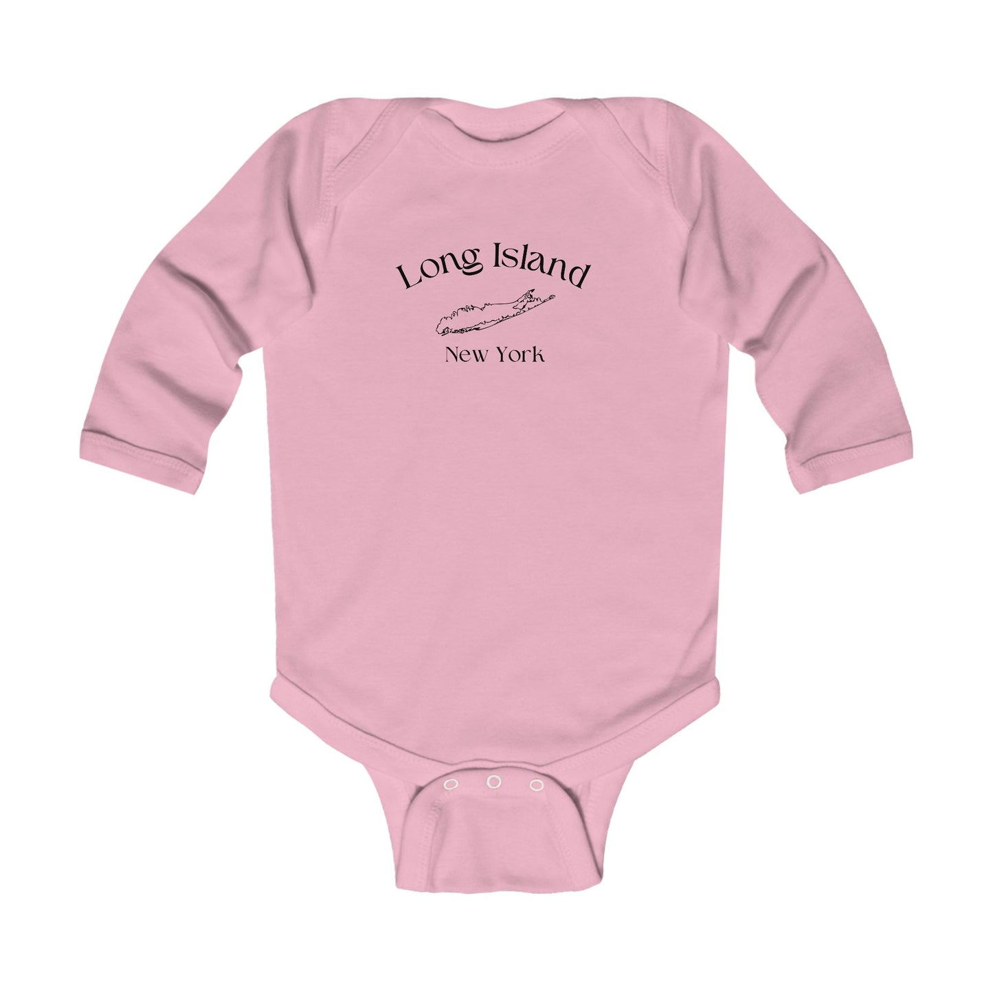 Long Island New York Infant Long Sleeve Bodysuit — Long Island Babies