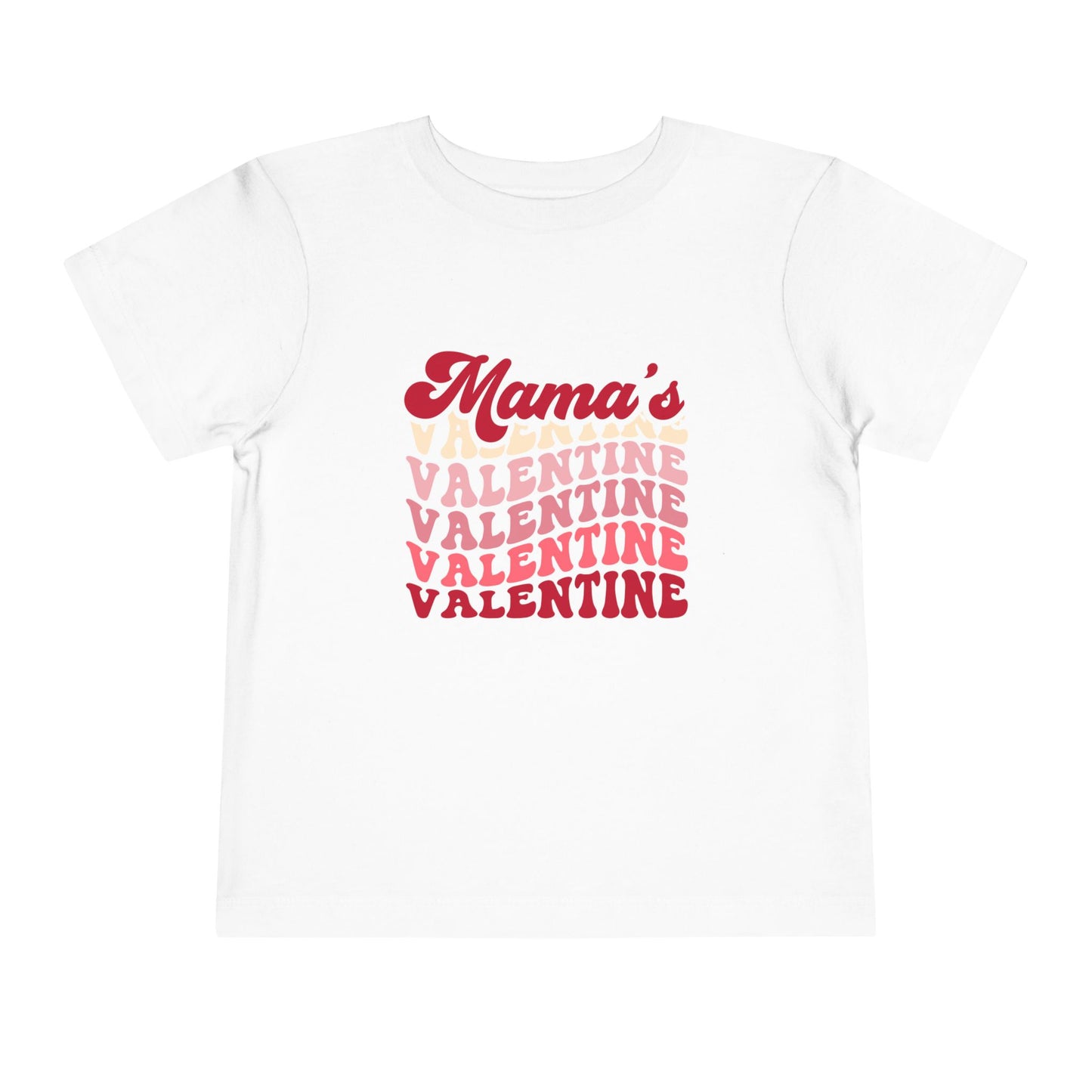 Toddler Valentine's Day Tee, Mama is My Valentine Shirt, Kids Valentine's Day Outfit, Heart Love Shirt, Toddler Graphic Tee, Valentine's Day