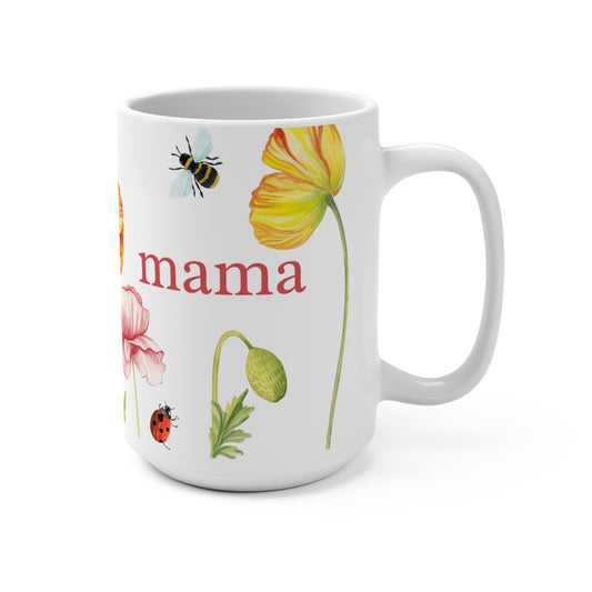 Floral Mama Mug 15oz