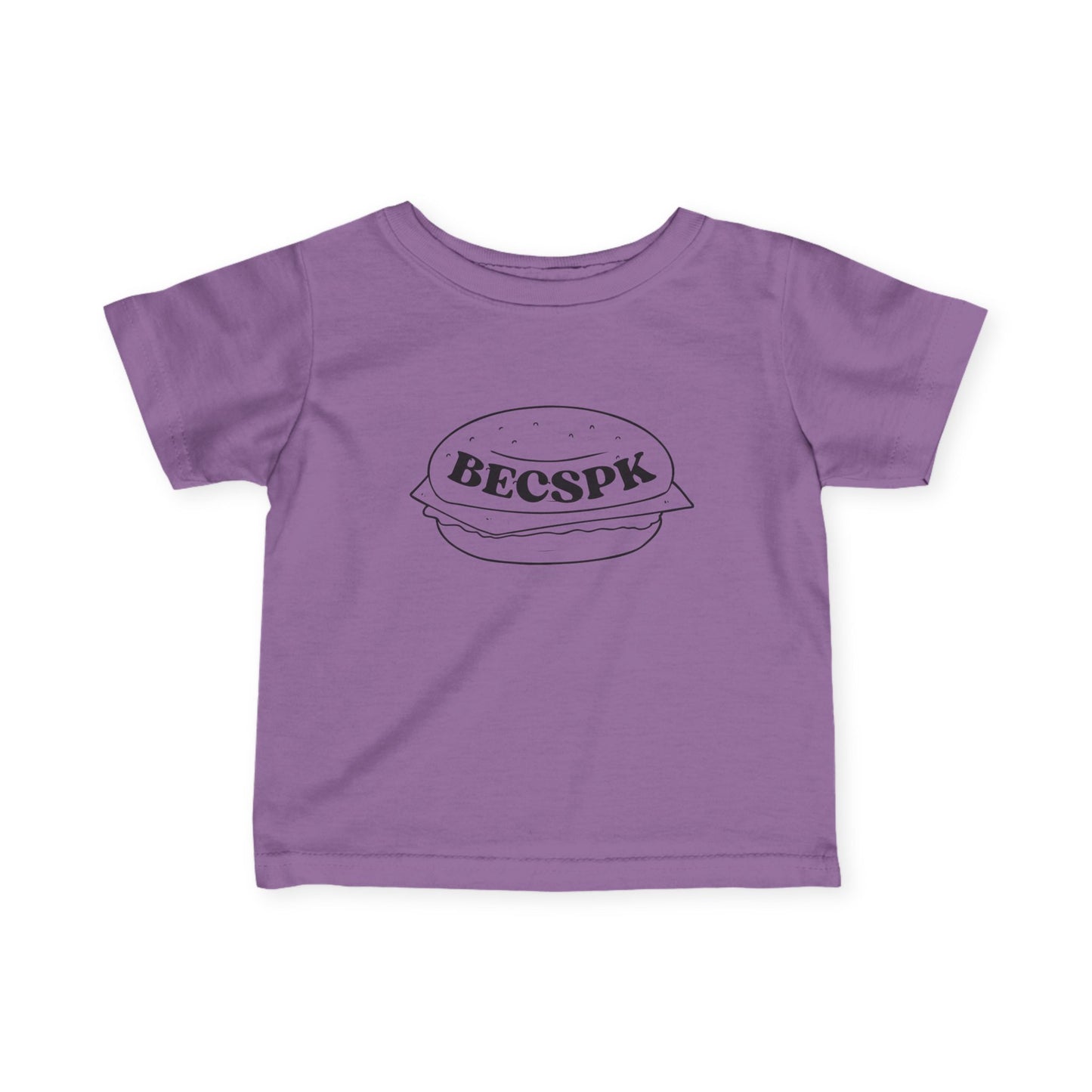 Long Island Bagel Sandwich Toddler Tee — "BECSPK" Design