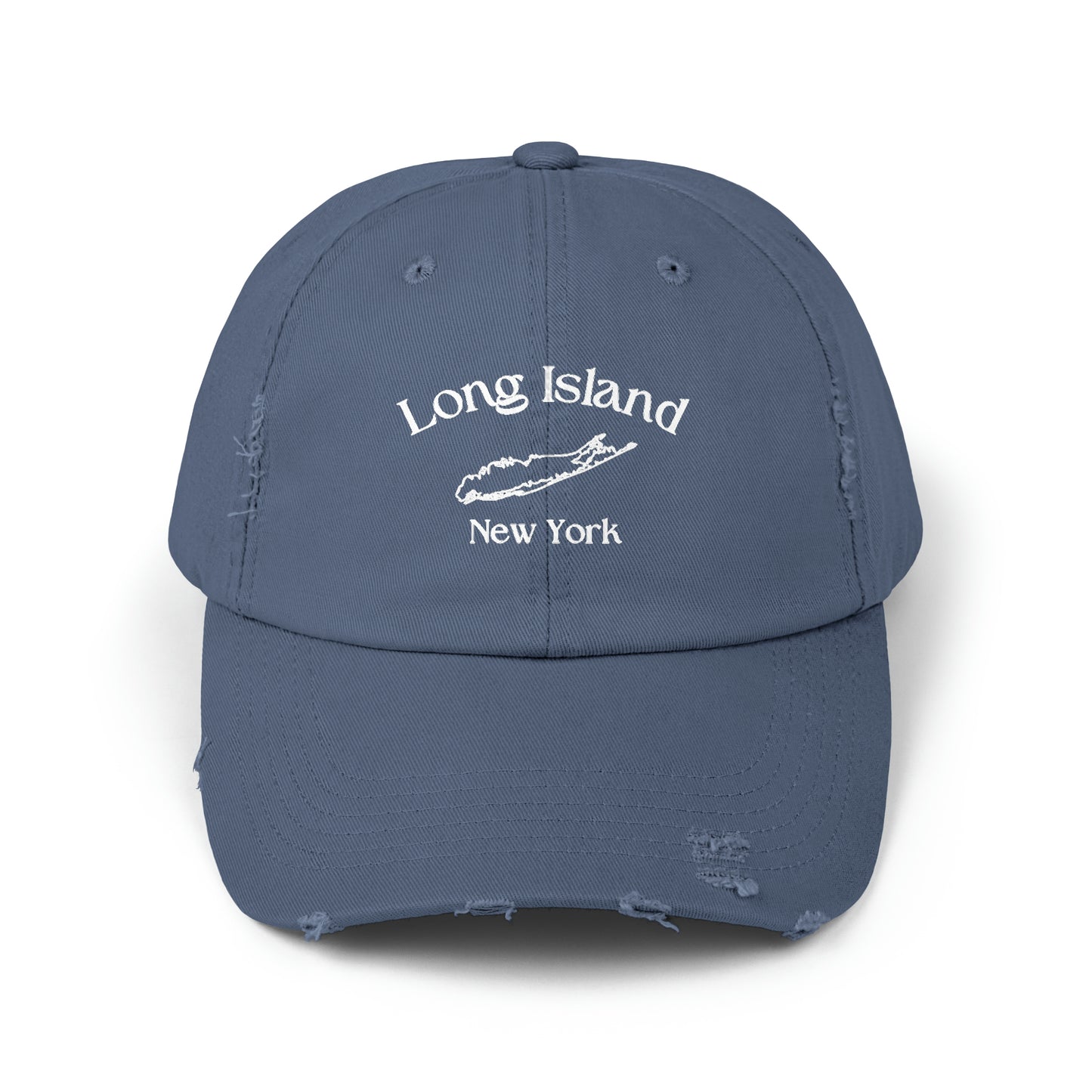 Long Island - Unisex Distressed Cap